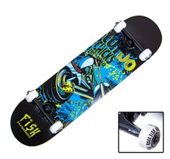 Скейтборд дерев&#39;яний Fish Skateboard "Turbo"